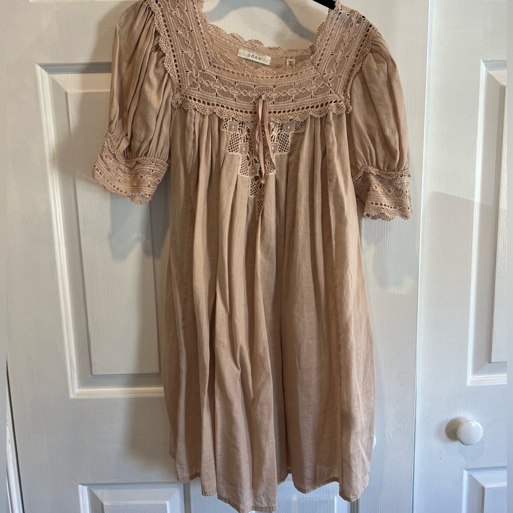 DOEN Navan Dusty Pink Mini Dress
